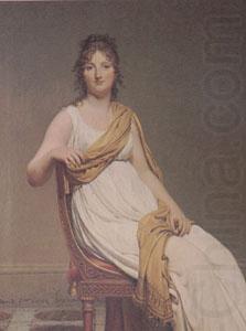 Madame de Verninac,nee Henriette Delacroix,Sister of Eugene Delacroix,date Anno Septimo (mk05), Jacques-Louis  David